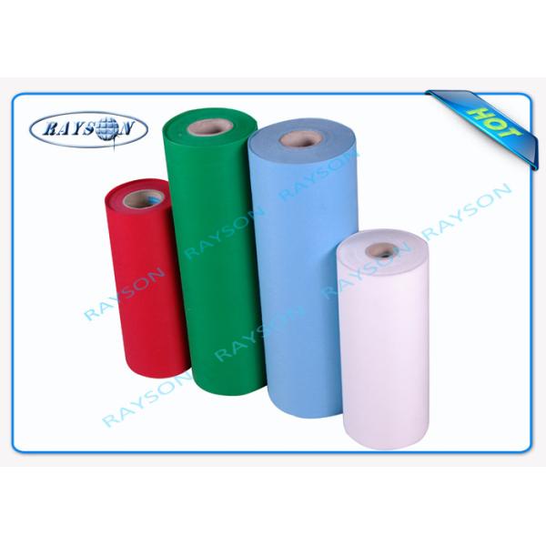 Bavoir et tablier jetables colorés pp Spunbond non tissé pour le ménage, médical