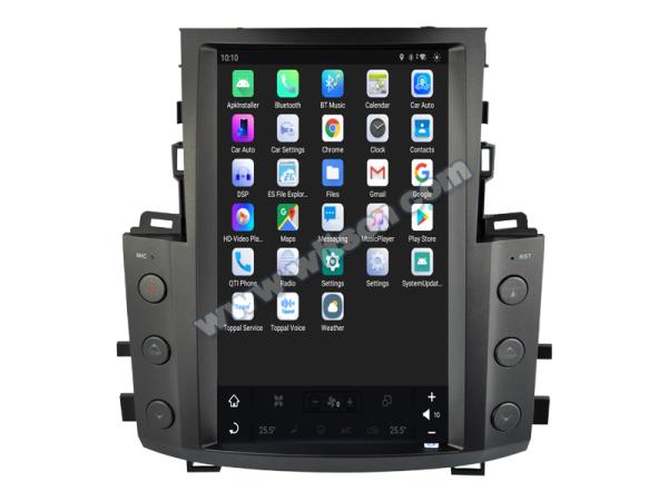 Écran Android Tesla Vertical 9.7 pour Lexus LX570 LX 570 2007-2015 Système multimédia de voiture Stéréo GPS Carplay Player