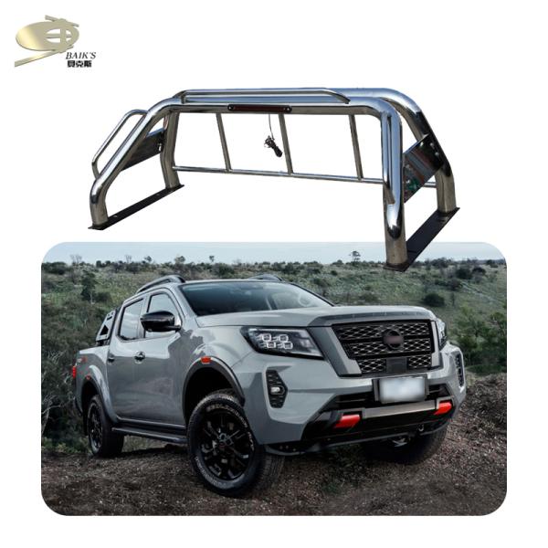Stainless Steel Roll Bar Pick Up Truck 4x4 Accessories For Nissan Navara Np300