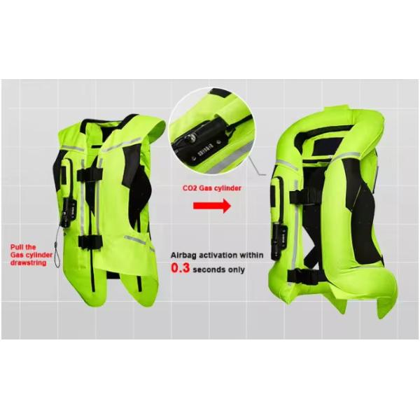 Профессиональная отражающая мотоциклетная куртка Мотоциклетная подушка безопасности жилет внедорожный транспортная подушка безопасности система подушка безопасности