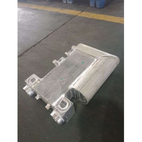 Industrial Cooling Aluminum Plate Fin Evaporator Heat Exchanger With 11m3/Min Flow Rate