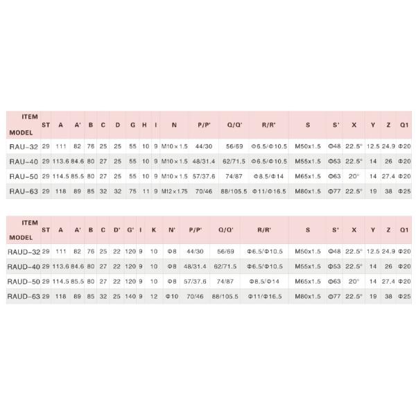 Aluminium Alloy Air Powered Swing Clamps Cylinder Assembly Fixture Upper Flange