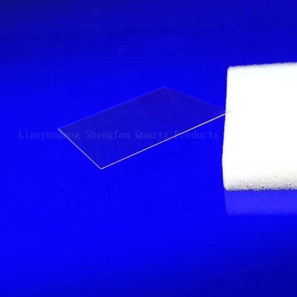 Translucence UV da placa de vidro de quartzo do transmitância claro alto