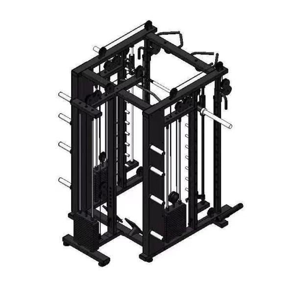 Home Gym Station Multi Functional Power Cable Crossover for Bodybuilding and Squat Rack