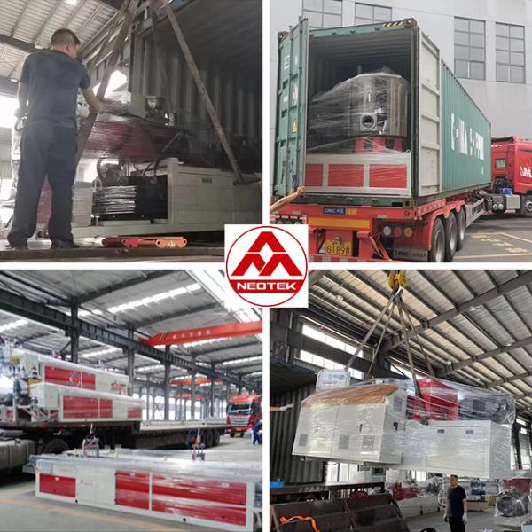 Screw L/D Ratio 33 1 HDPE Silicon Core Pipe Extrusion Line with 17500 KG Capacity