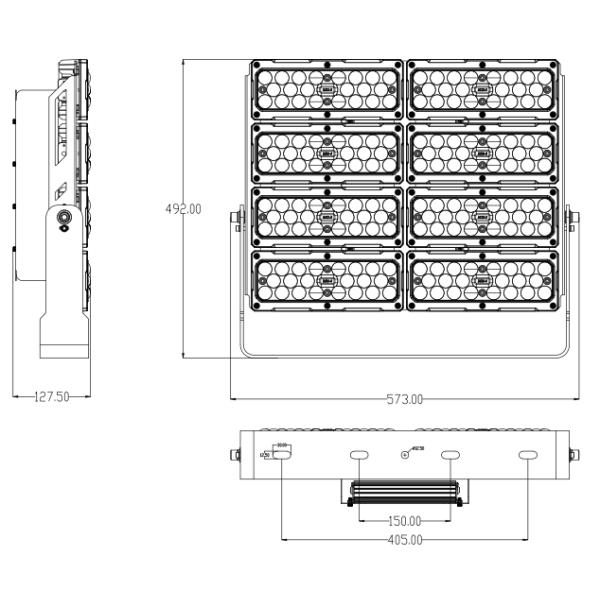 800w Sport Tennis Court Led Arena Lights Stadium Led Light Outdoor