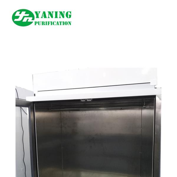 Ламинарный шкаф одежды чистой комнаты воздушных потоков с прозрачной стеклянной дверью