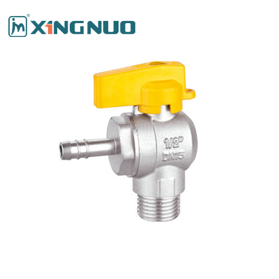 Male Threaded 1/2 Inch AV1010-M Brass Gas Ball Valve Forging Aluminium Handle