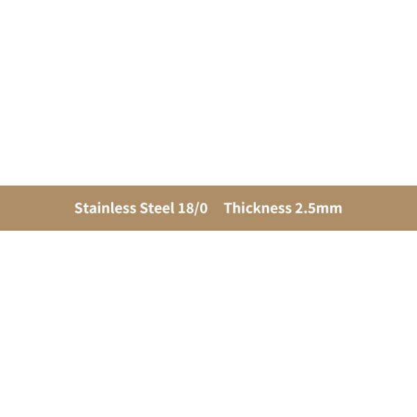 1.0mm / 1.5mm / 2.5mm Thickness Stainless Steel Kitchen Utensils for Everyday Cooking