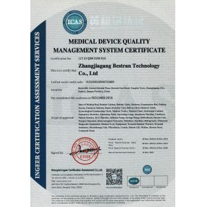 Zhangjiagang Bestran Technology Co., Ltd. Certifications