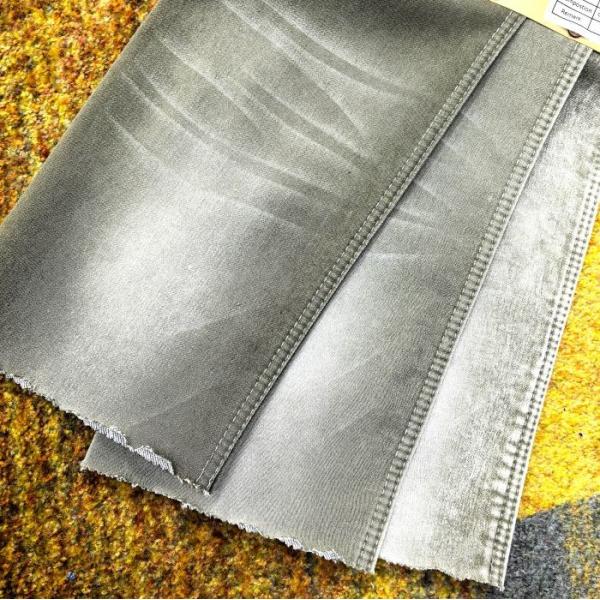 Army Green 9.5oz Bangladesh Fake Knit Denim Fabric For Kid Or Man