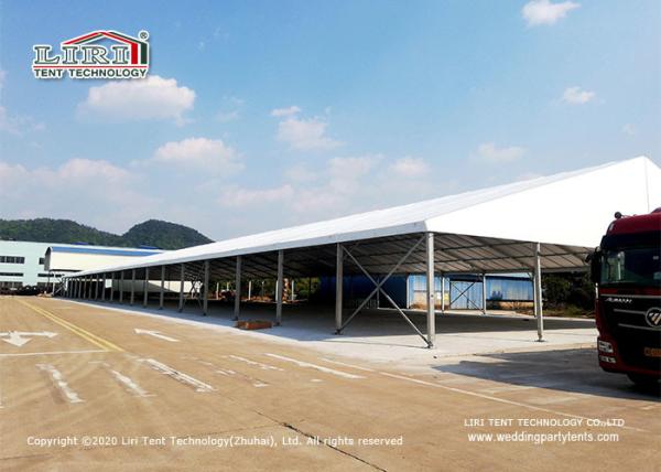 Wind Resistant Clear Span 25x100m Temporary Warehouse Tent