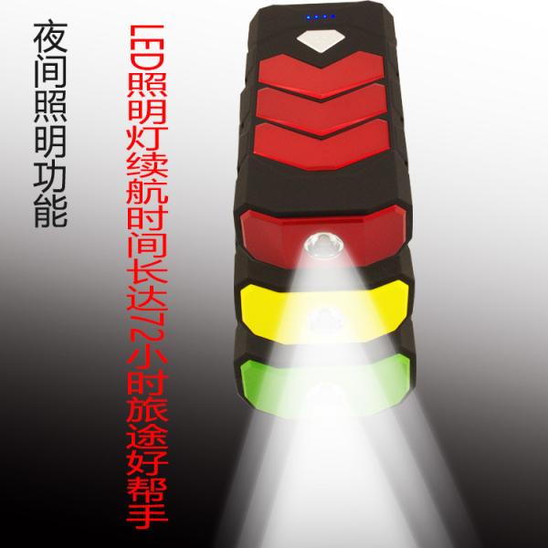 Аварийный автомобиль стартера скачки автомобильного аккумулятора дает толчек блок батарей