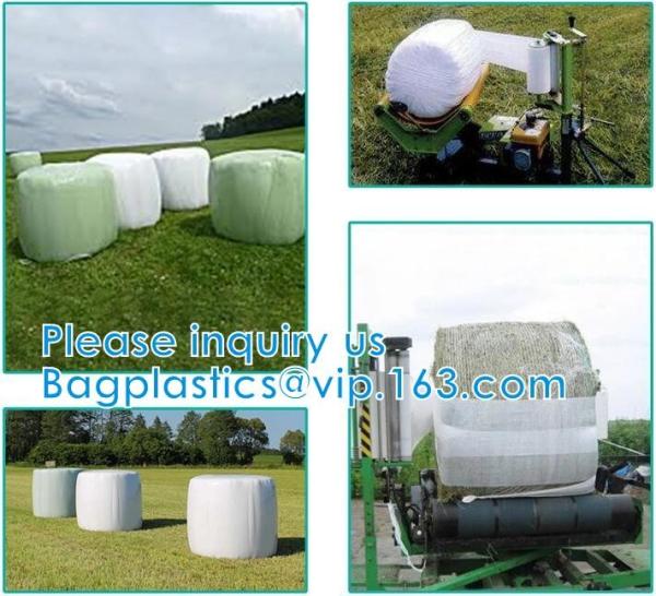 UV Resistant Preserve Silage, Hay, Maize Protection Wrap Film Agriculture Grass Bale Pack Silage Stretch Film