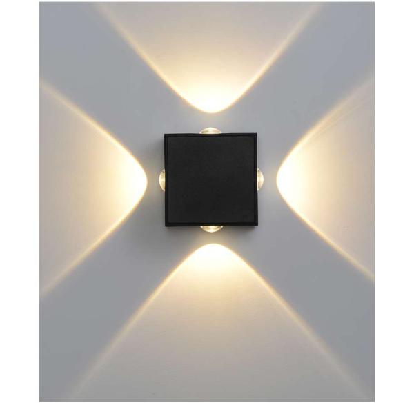 Stairs aisle corridor wall light modern LED balcony four sides wall lamp bathroom KTV outdoor wall lighting