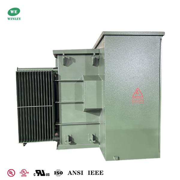 UL Listed 1500Kva Three Phase Pad Mounted Transformer 34.5KV To 480Y/277V Power Distribution Transformer