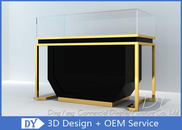 Fashion Attractive Gray Jewelry Store Showcases / Big Storage Jewelry Display Cases