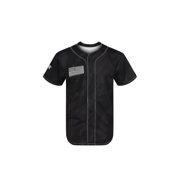 Customized Team Name Blank Baseball Jerseys Solid Color For Men
