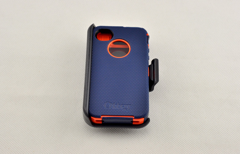 Outer Hard Shell Case For Iphone 4 , TPU Buckin Bronco Dustproof Cover