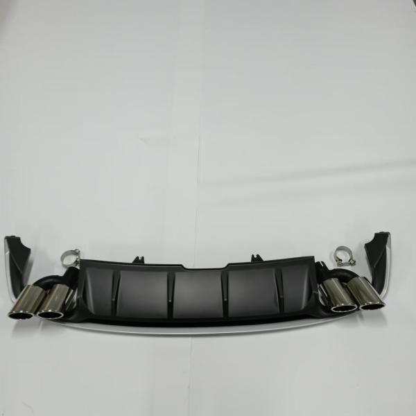 New Arrival Rear Bumper Lip for Audi A5 Nonsline Facelift Audi S5 Style Rear Diffuser With Tailpipes 2016-2019