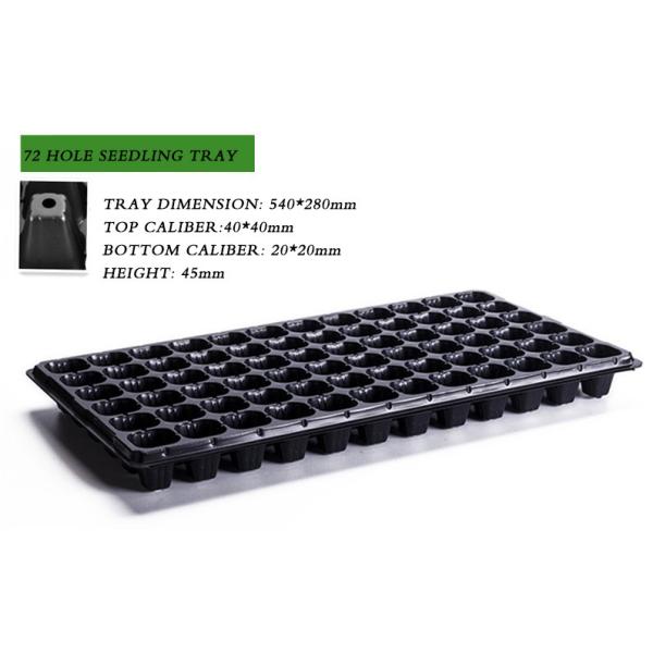 200-cell Plastic Seedling Tray - 2mm Thick and Aging Resistant for Durable Plant Growth