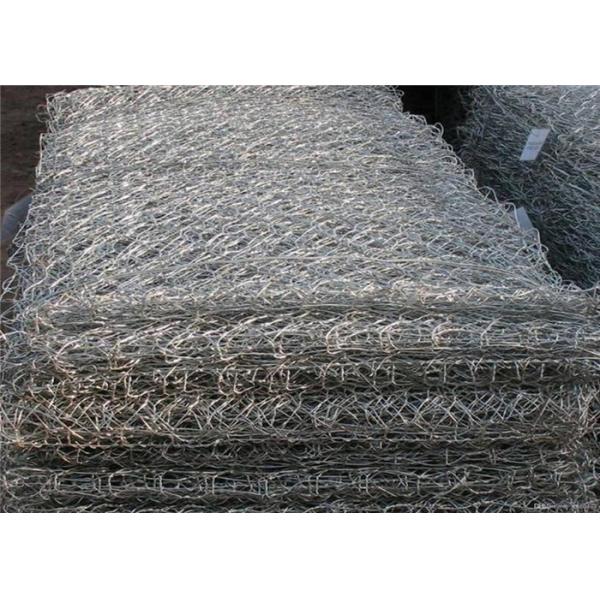 Zinc Coated Metal Stone Cage gabion mesh baskets 2m x 1m x 1m For Water Conservancy Project