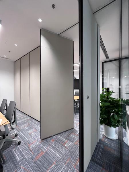 Meeting Room MDF Movable Folding Partition , Hotel Partition Walls ISO9001 SGS