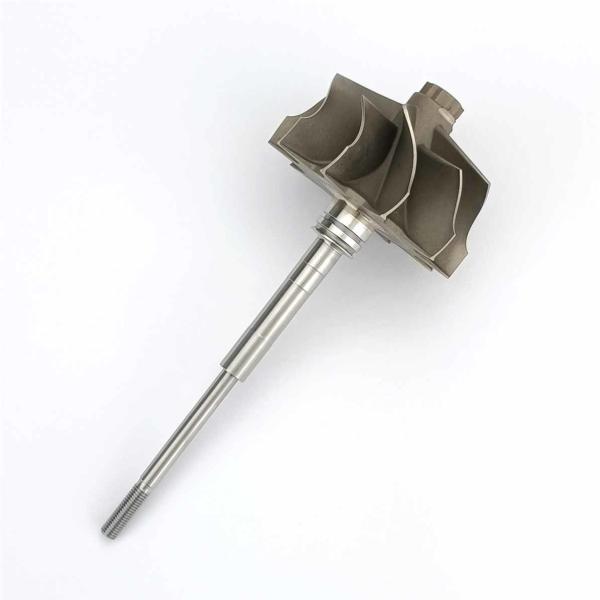 MS-TECH Turbo GTW38 eixo de roda da turbina 713215-4 FOR 841691-0003 Turbo Ind 74.17mm Exd 64.56mm lâminas 5+5