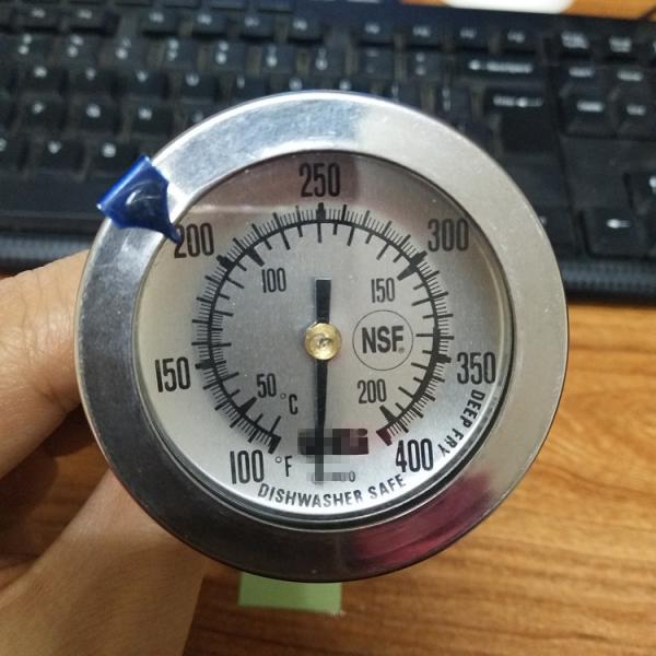 Dishwasher Safe Food Grade Bimetallic Food Thermometer For Candy Making / Deep Fry