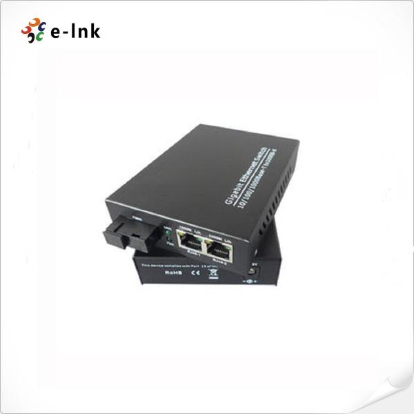 волокно держателя шкафа 2U 10/100M оптическое к слотам переключателя 14 конвертера Lan