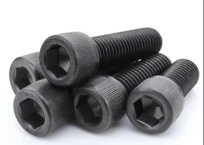 Aço inoxidável Hex Allen Cap Head Screw Zinc Plated ISO7830 12.9 Fios grosseiros