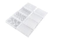 Plat bon multi en plastique jetable de fond plat de plat de culture cellulaire