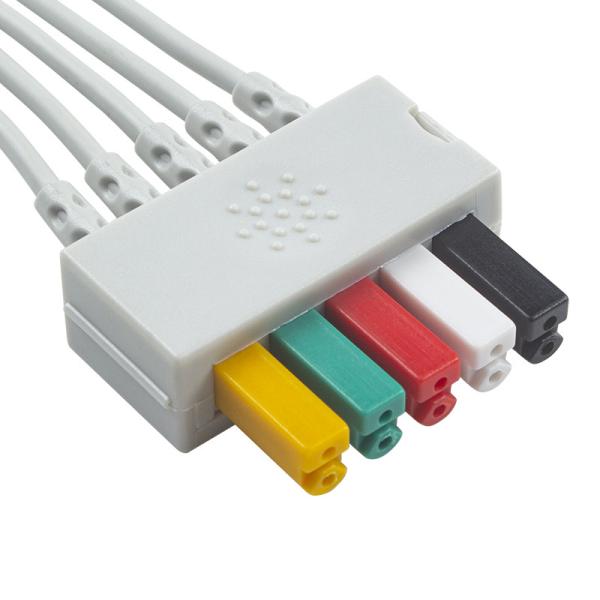 S-iemens/Drager 5956359 MP03414 ECG Leadwire 5Lead ECG Detachable Cable