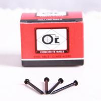 Strong Black Steel Concrete Nails Masonry Steel Nails Manufacturer
