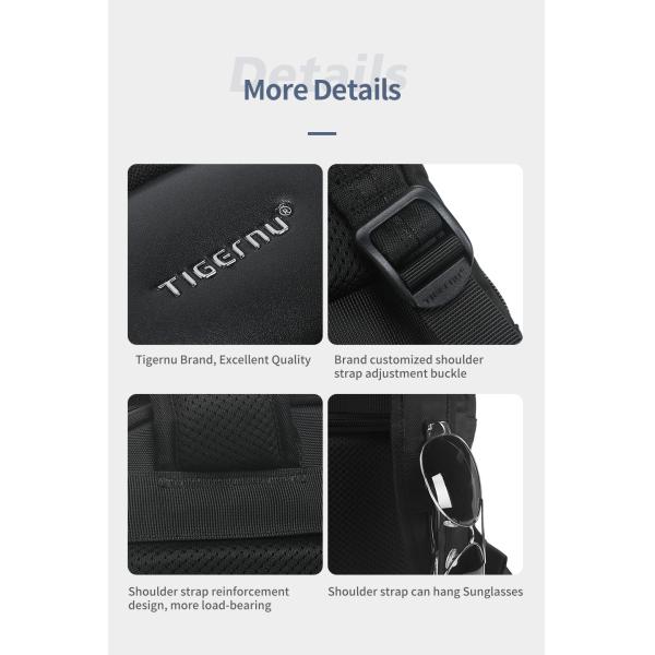 18L Business Travel Laptop Backpack Multifunction Anti Theft Mochila Daily