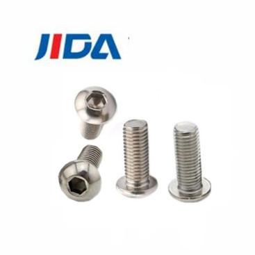 ODM M3-M72 Hex Head Machine Screw Black Carbon Steel Screws Fasteners Hardware