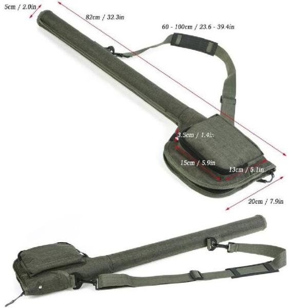 Lona portátil que pesca sacos de Rod Storage Tubes Reel Organizer com alça