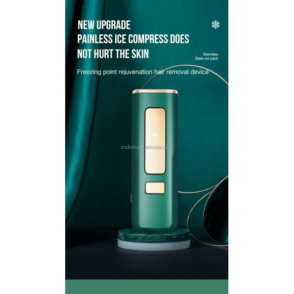 Get Rid of Unwanted Hair at Home IPL Intense Pulsed Light with Ice Cooling Technology