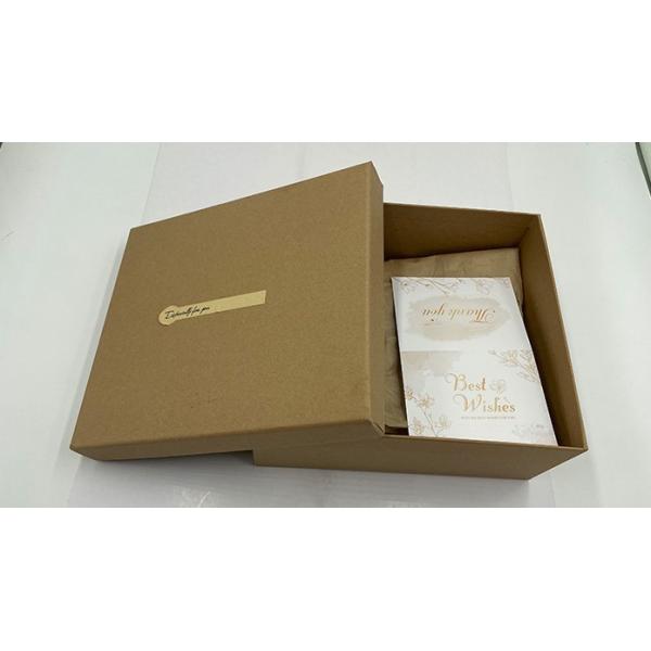 Men Perfume Lid And Base Kraft Gift Box For 100ml Perfume Bottle Raffia Insert