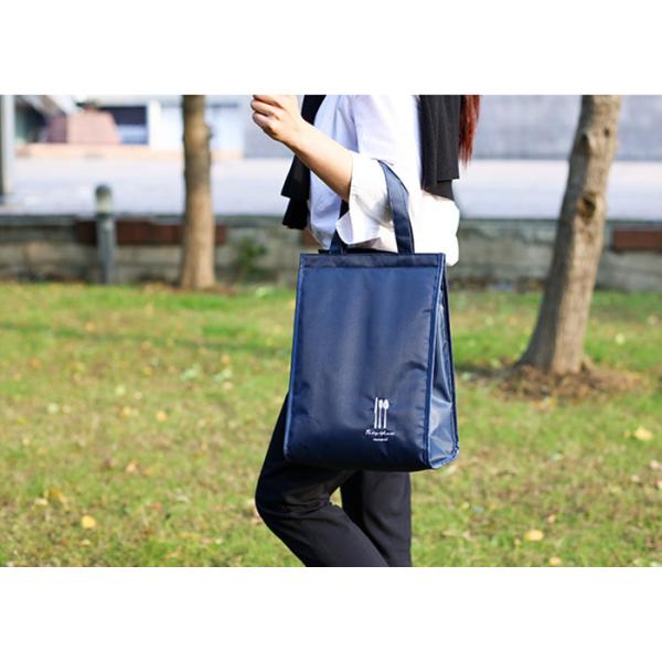 600D Polyester L/S Size Lunch Cooler Bags With Waterproof Aluminum Film