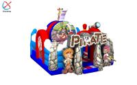 Commercial personnalisé gonflable Pirate Fun City château gonflable pour enfants