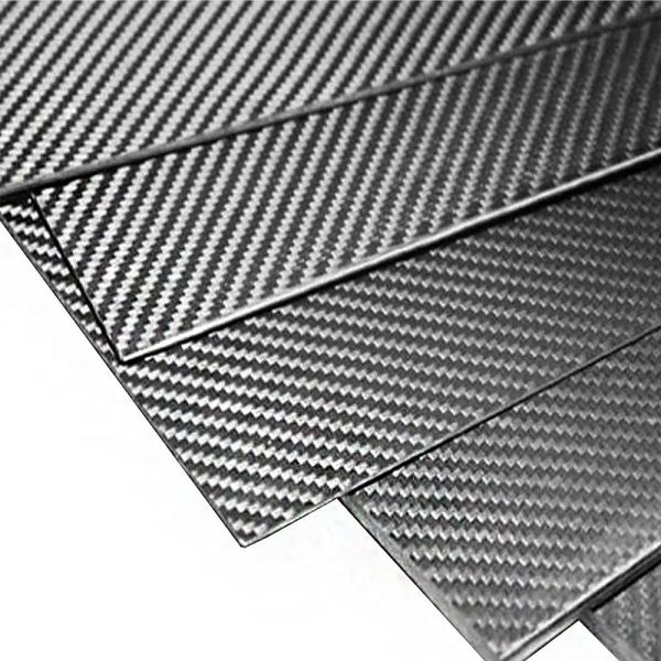 3K Twill Weave Carbon Fiber Plate with High-Gloss Finish and Lightweight Design