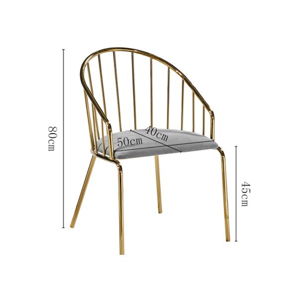 Simple And Stylish Office Leather Padded Dining Chairs