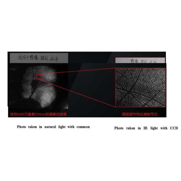 High Sensitive Forensic Equipment , Full - Wave CCD Evidence Camera With SD Card Storage