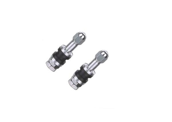 Aluminum Clamp In Tire Valve , Tubeless Tire Valve Stem TR48E Brass Core