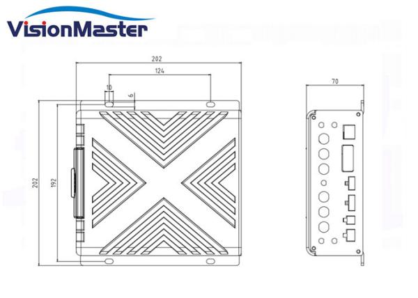 Gps móveis de Dvr 3g 4g Wifi do caminhão do SSD DVR DVR do gravador de vídeo da C.C. 8-36V HD Digitas mini