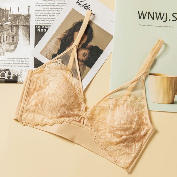 High Quality Cheap Price Seamless Women Bra Lace Design Sexy Wire-Free Adjusted Straps Women Lace Bra Underwear