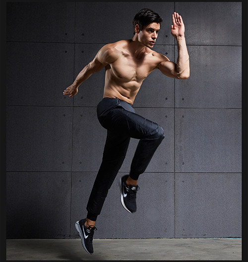 Fitness Clothing Long - Sleeved Running Wear Mid / High / Low Waist Type