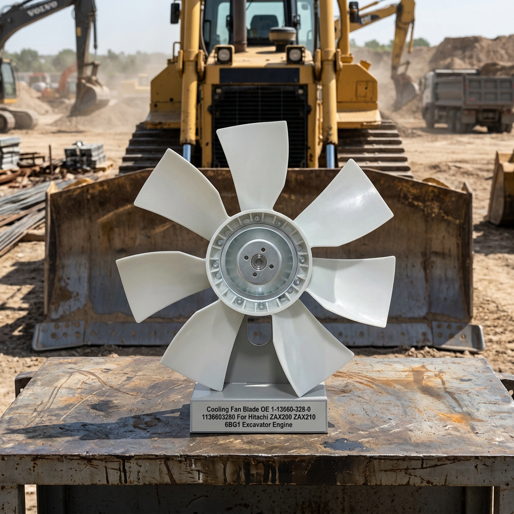 6BG1T Turbo Diesel Engine Cooling Fan 7 Blades 1-13660-328-0 8-94483-897-1 Hitachi Excavator Heavy Duty Radiator Fan