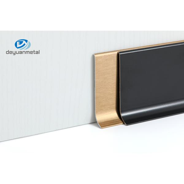 Цвет коммерчески алюминиевой высоты Multiapplication 80mm доски обхода черный